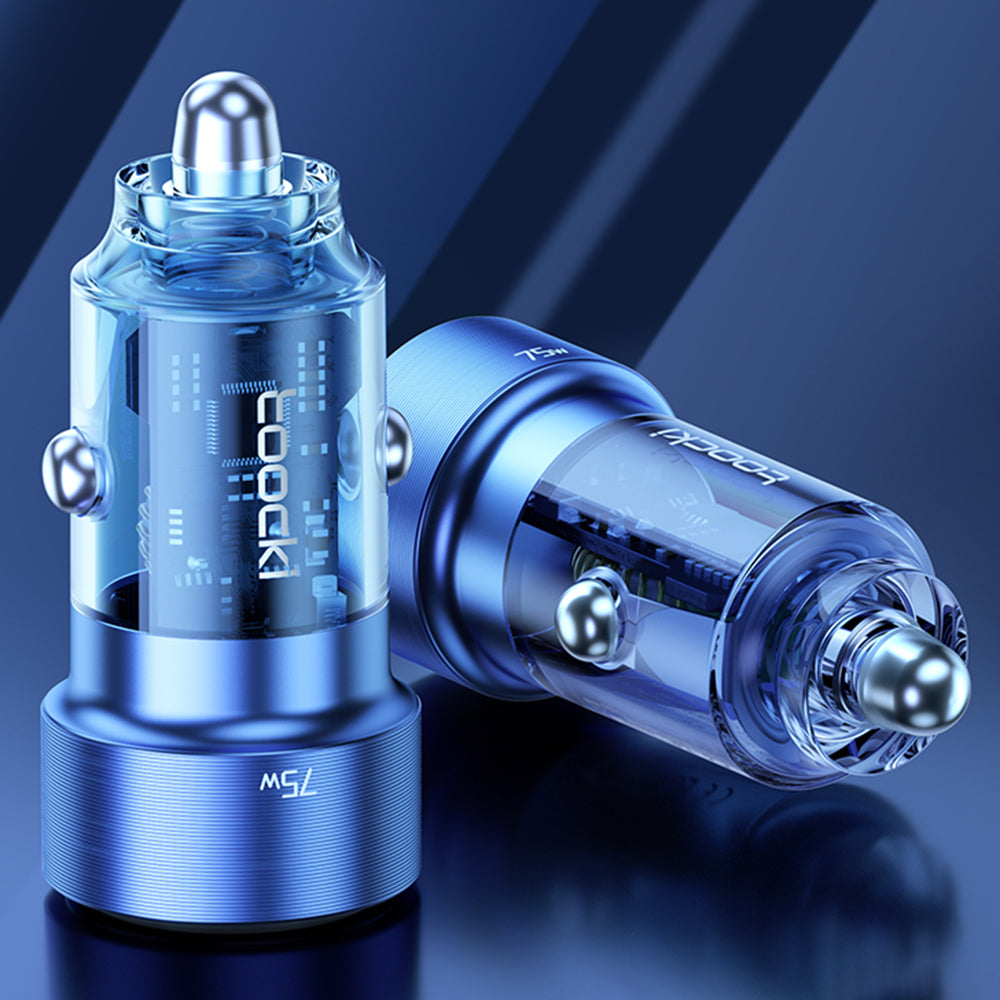 TOOCKI TQ-CC09 PD 45W Fast Car Charger USB-A+Type-C Cigarette Lighter Adapter Car Plug TOOCKI TQ-CC09 PD 45W Fast Car Charger USB-A+Type-C Cigarette Lighter Adapter Car Plug